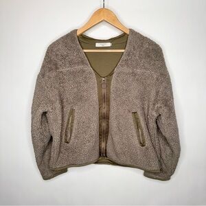 SAMANSA MOS2 BLUE JACKET OUTERWEAR LONGSLEEVE OLIVE GREEN SIZE MEDIUM COVER UP